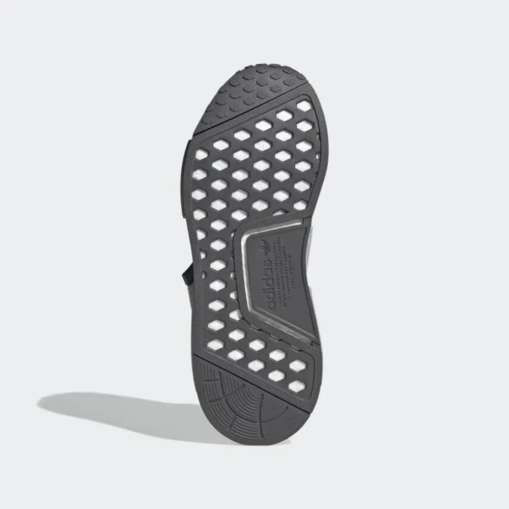 Adidas Women's NMD_r1 Sneaker, Grey/White/Grey, 9‎